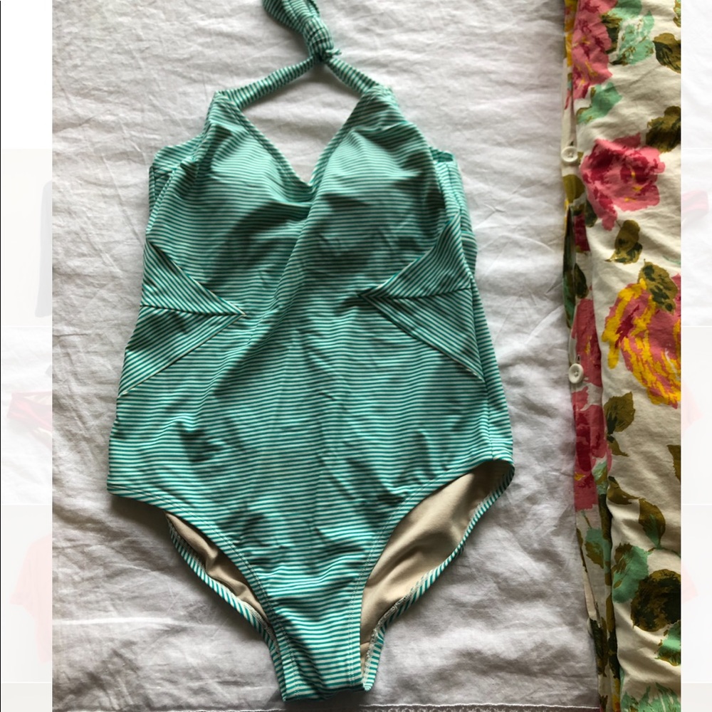 One-Piece Halter Swimsuit
